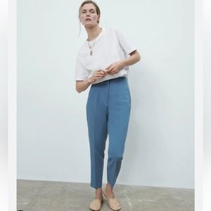 dusty blue Zara high waisted pants - women’s large